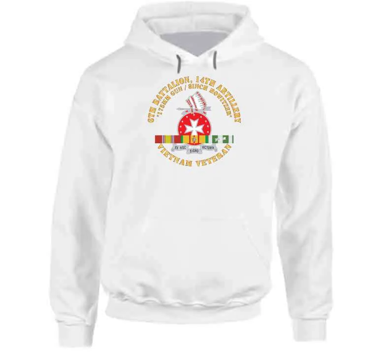 6th Battalion, 14th Artillery Regiment - Dui - Vn Svc Bar - Top X 300 Classic T Shirt, Crewneck Sweatshirt, Hoodie, Long Sleeve