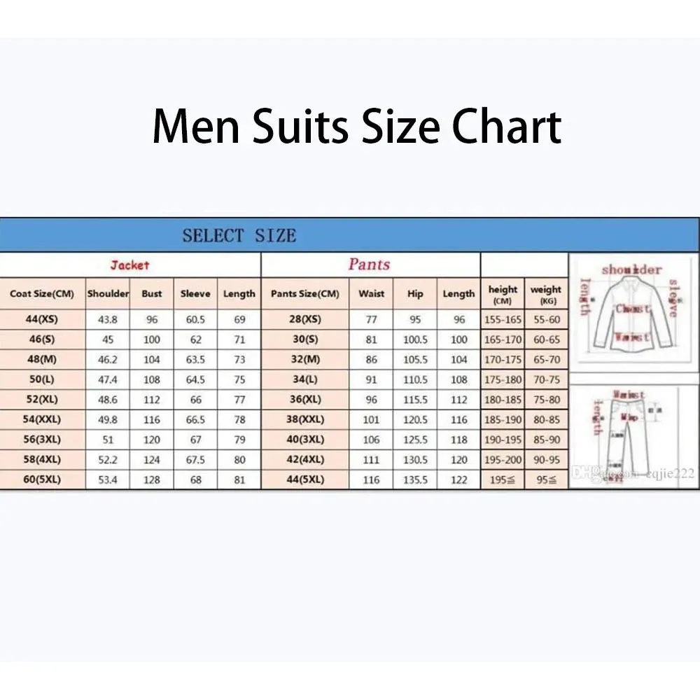 Aidase Elegant Blue Men's Suits Slim Fit Male Clothing One Button Notch Lapel Skinny 3 Piece Jacket Pants Vest Full Sets Wedding Blazer
