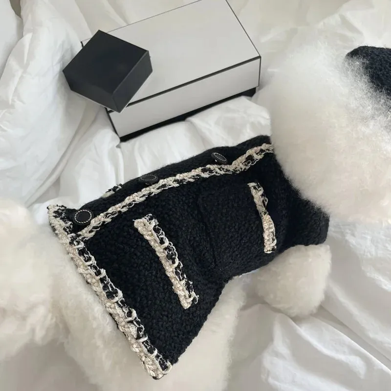 [Best for IG TT] Monochrome Elegance Pet Coat