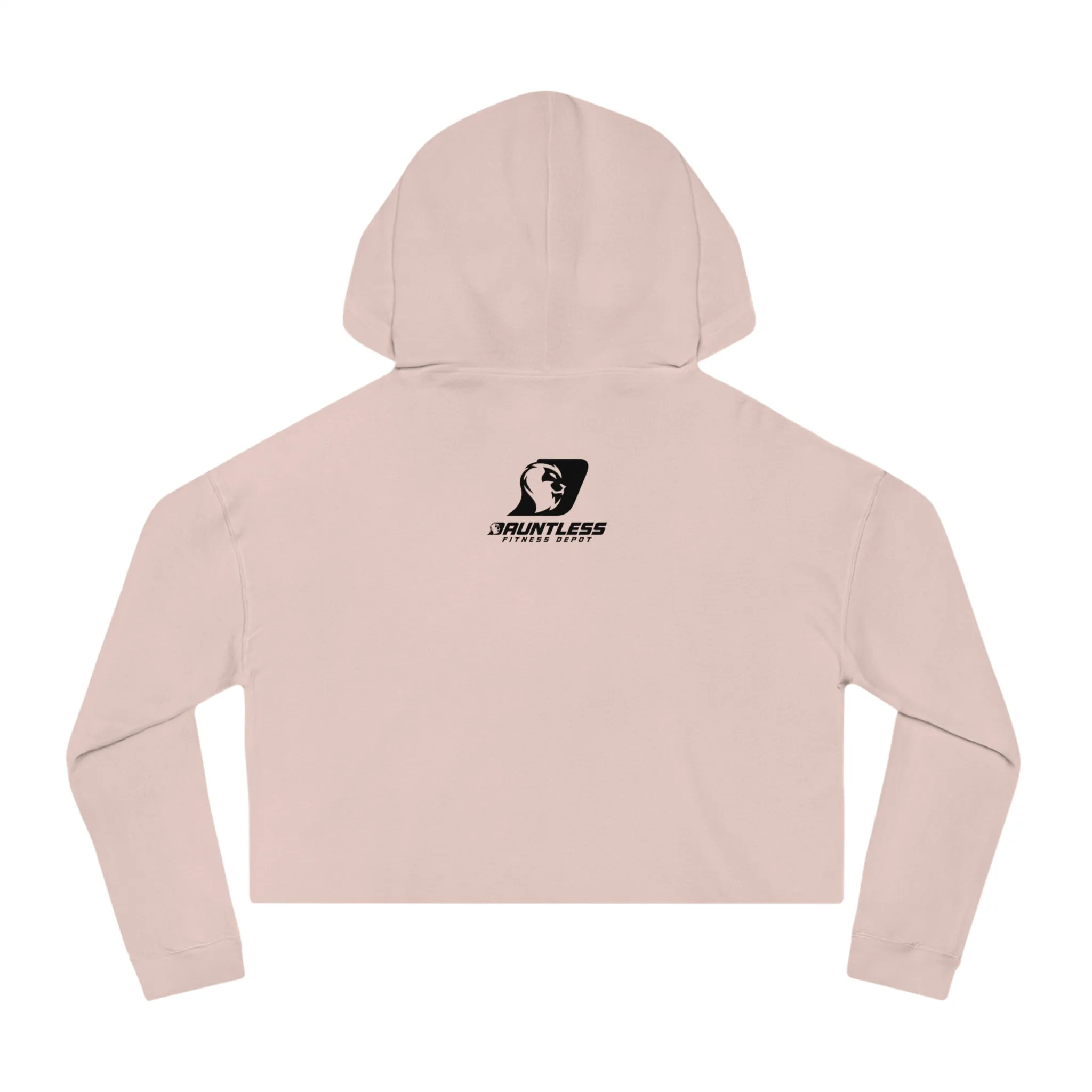 Break Your Limits Fitness Goals Weightlifting Bodybuilder Women Cropped Hoodie