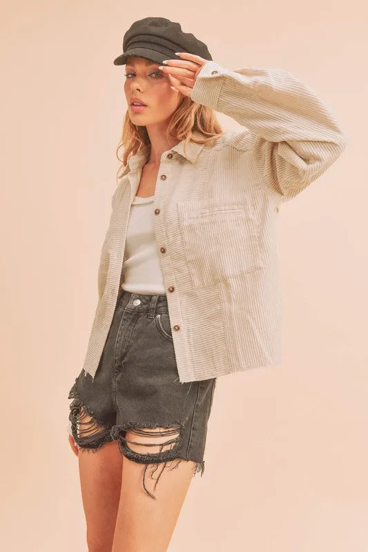 Button-Down Ness Sage Jacket