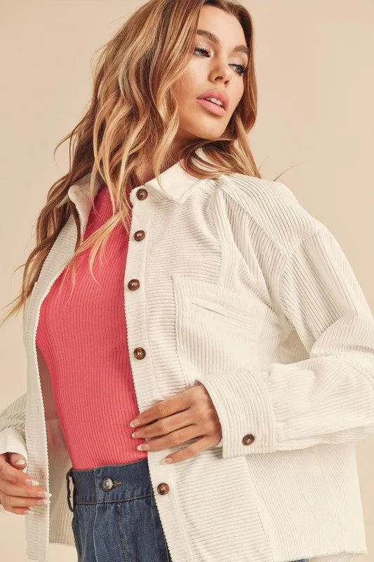 Button-Down Ness Sage Jacket