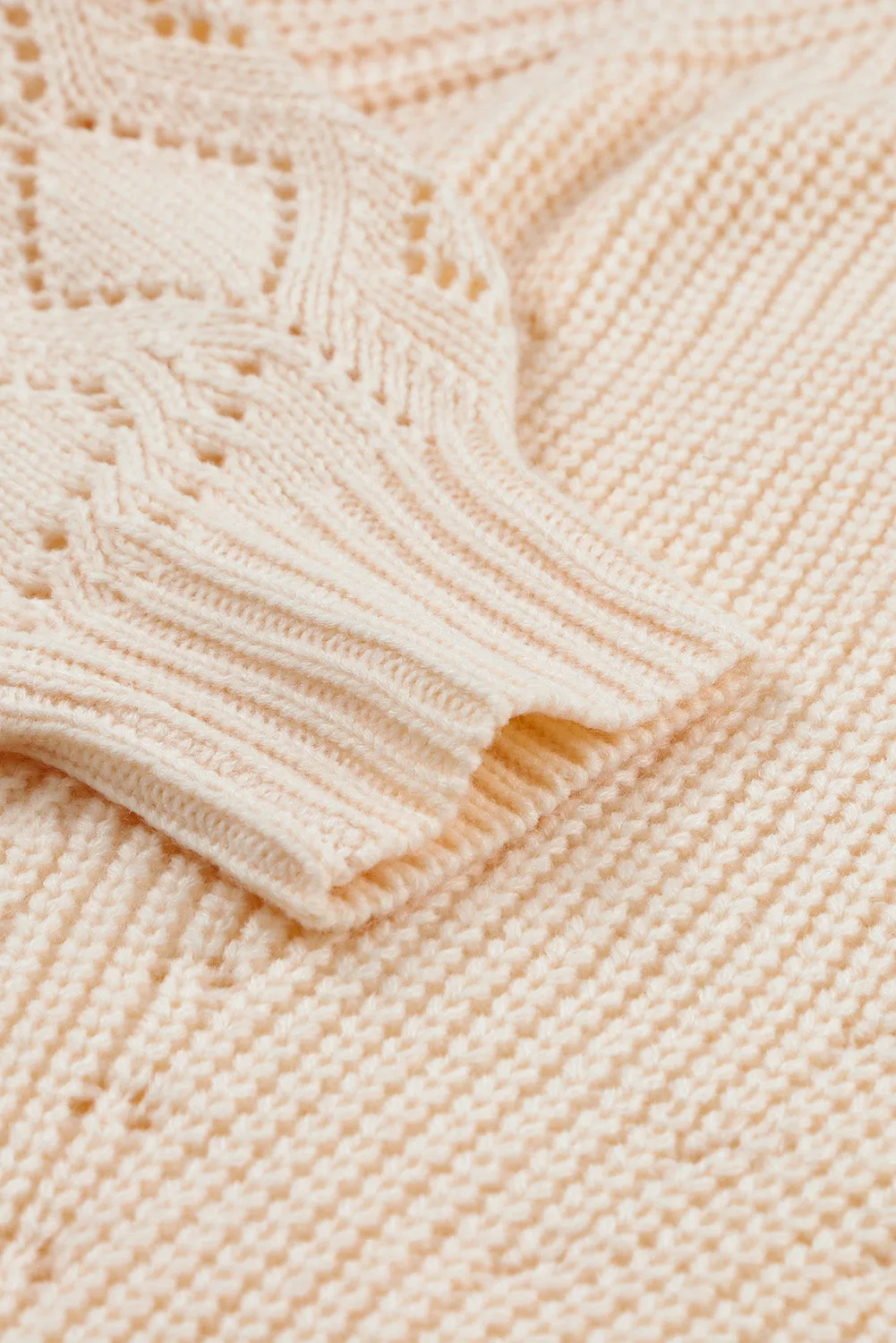 Casual Cut Out Sweater Top