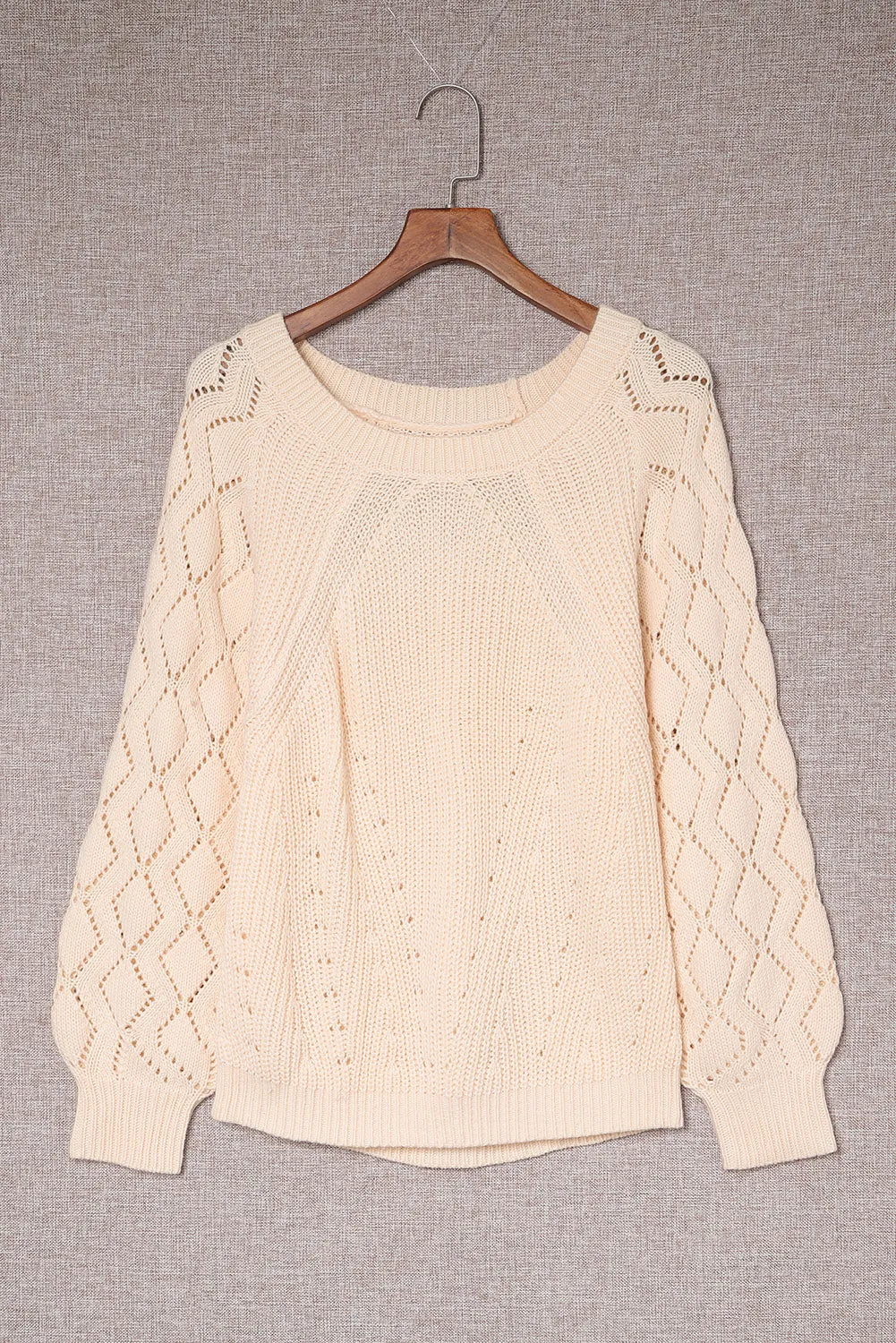 Casual Cut Out Sweater Top
