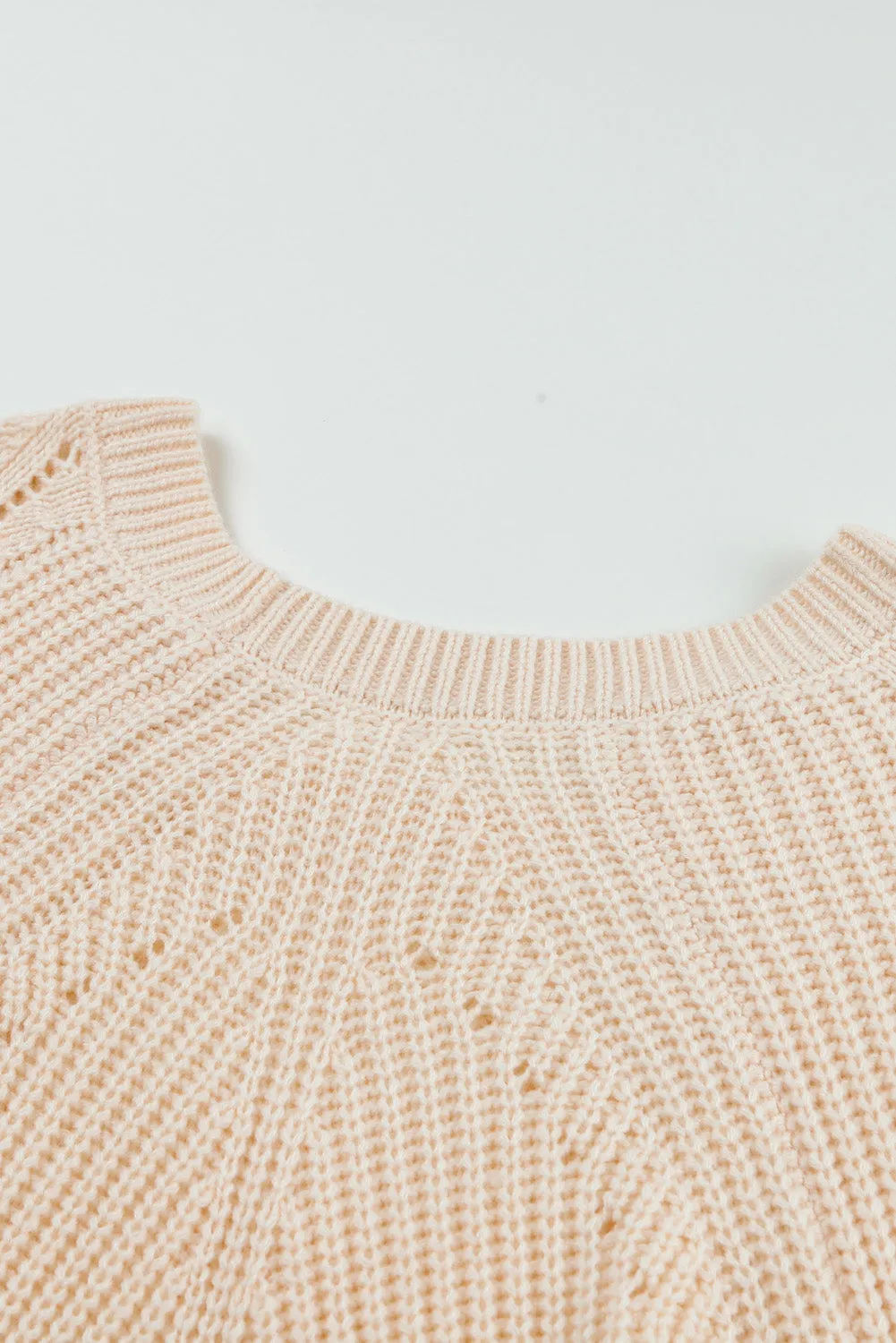 Casual Cut Out Sweater Top
