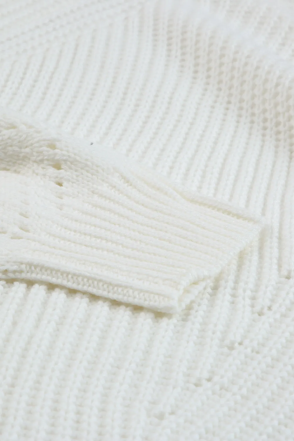 Casual Cut Out Sweater Top