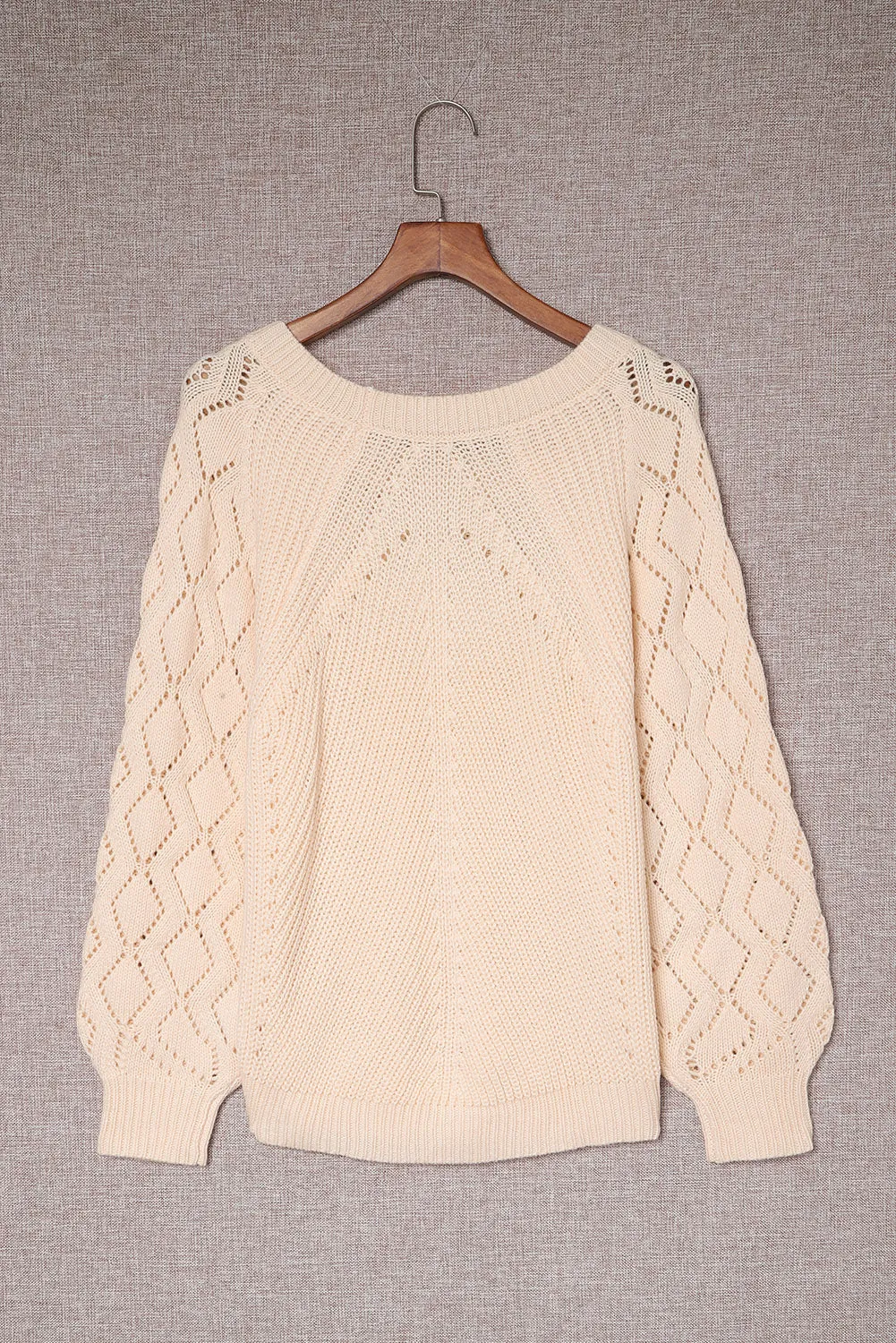 Casual Cut Out Sweater Top