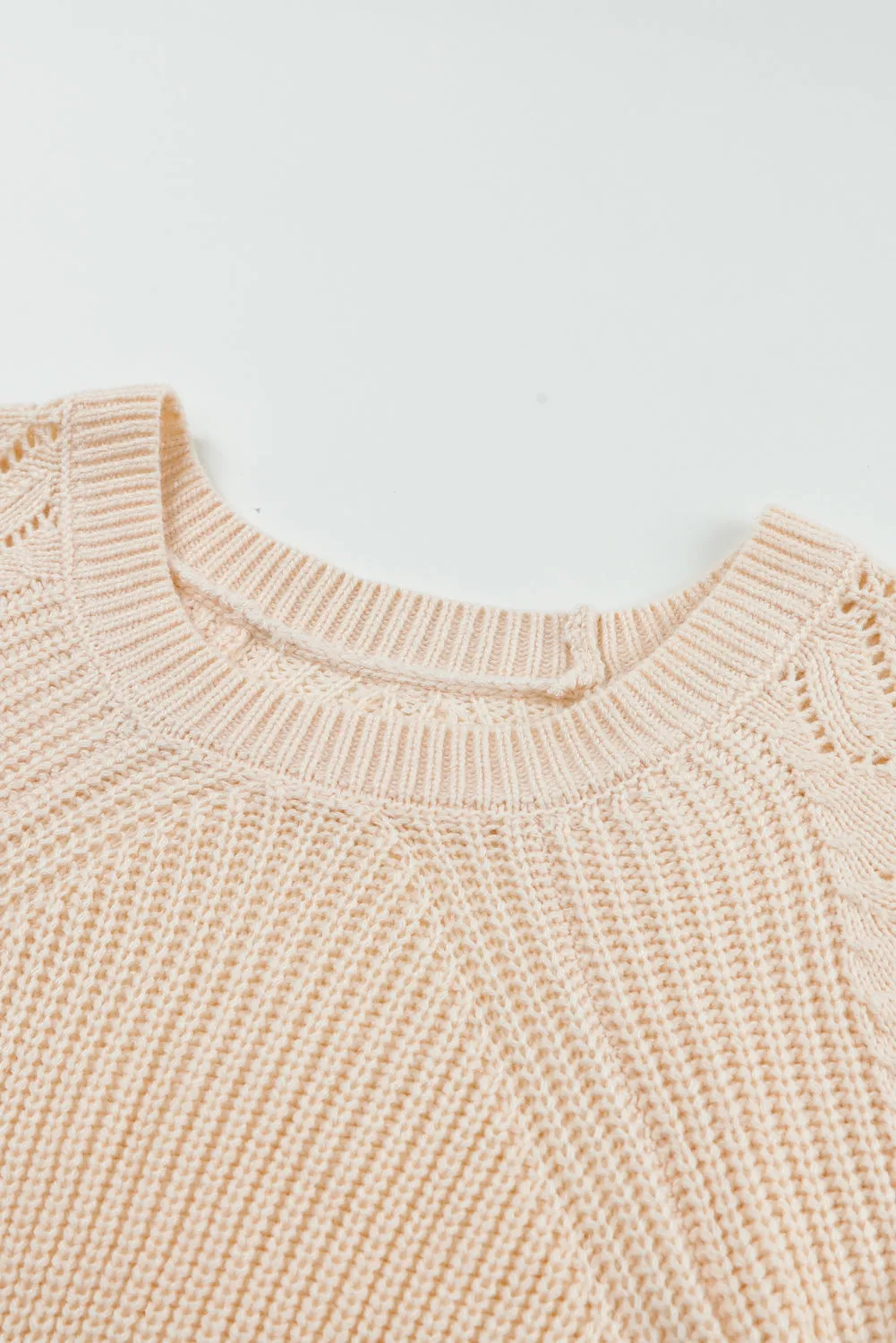Casual Cut Out Sweater Top