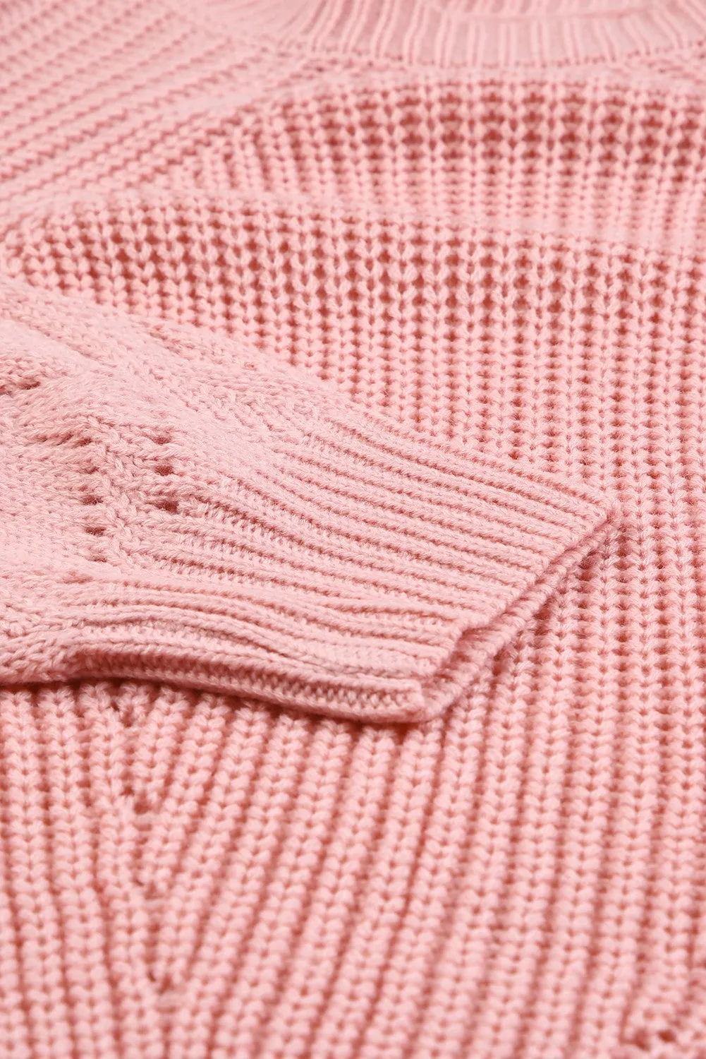 Casual Cut Out Sweater Top
