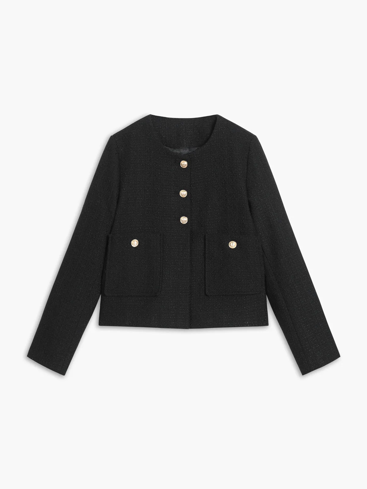 Chicmy-Winter Outfits Christmas Thanksgiving Gift New Year's Eve Outfits Streetwear Fashion Old Money Aesthetics Tweed Blazer