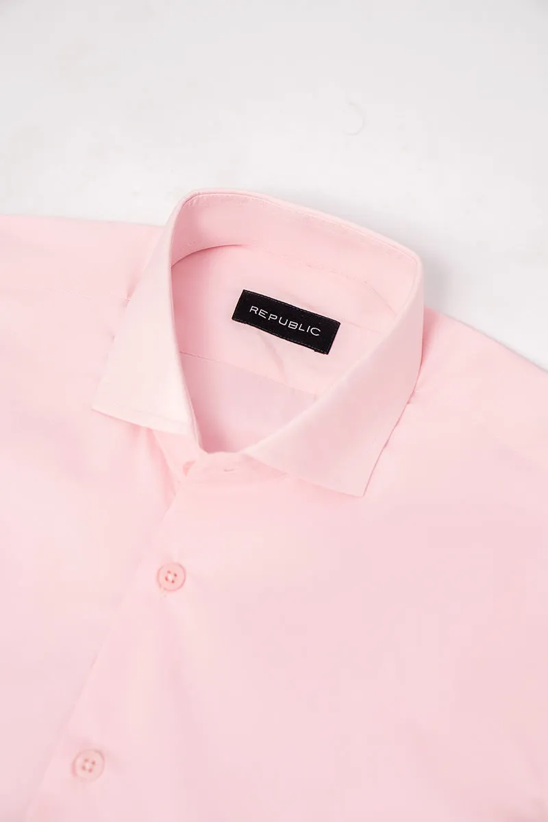 CLASSIC FIT PINK FORMAL SHIRT