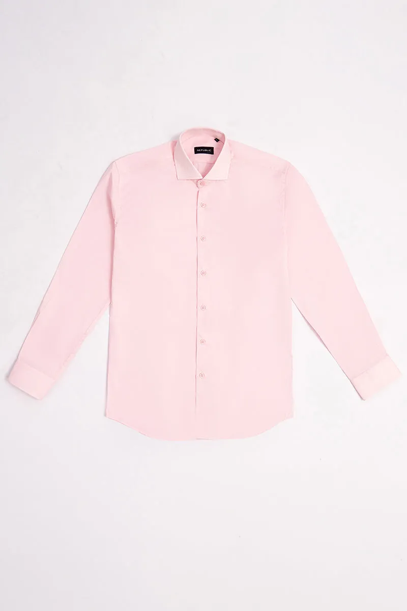 CLASSIC FIT PINK FORMAL SHIRT