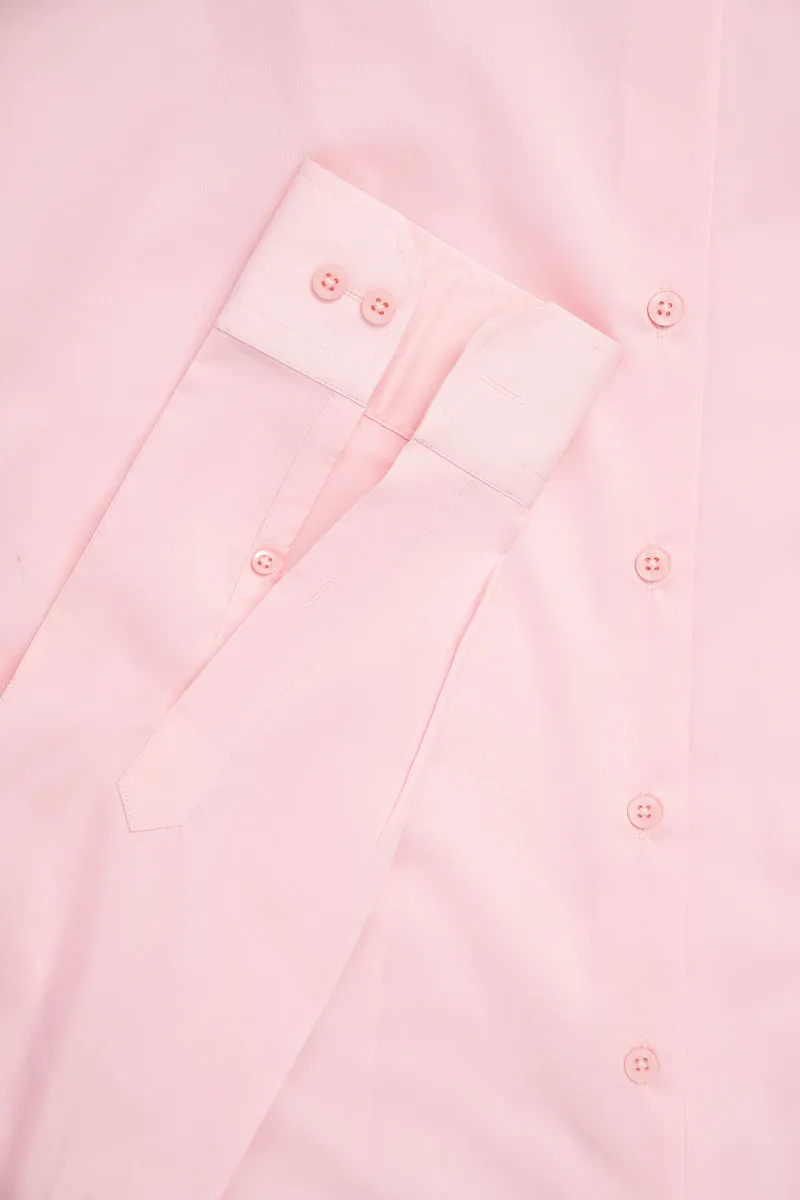 CLASSIC FIT PINK FORMAL SHIRT