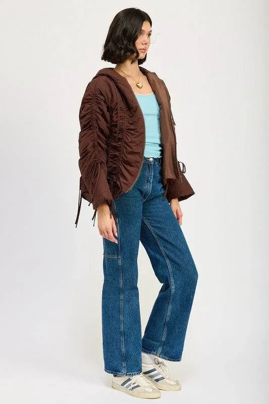 Emory Park Ruched Puff Jacket
