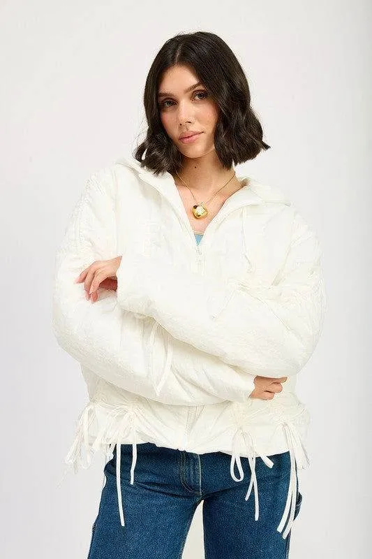 Emory Park Ruched Puff Jacket