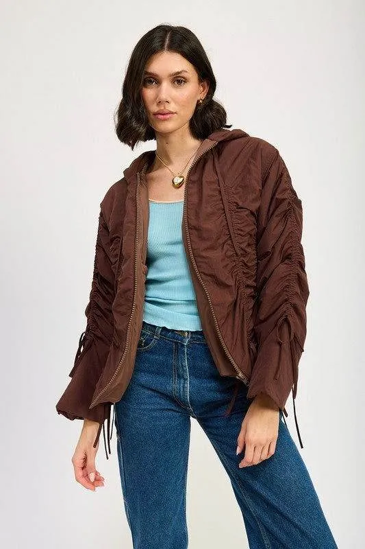Emory Park Ruched Puff Jacket