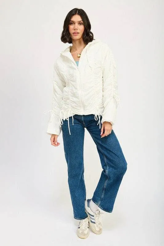 Emory Park Ruched Puff Jacket