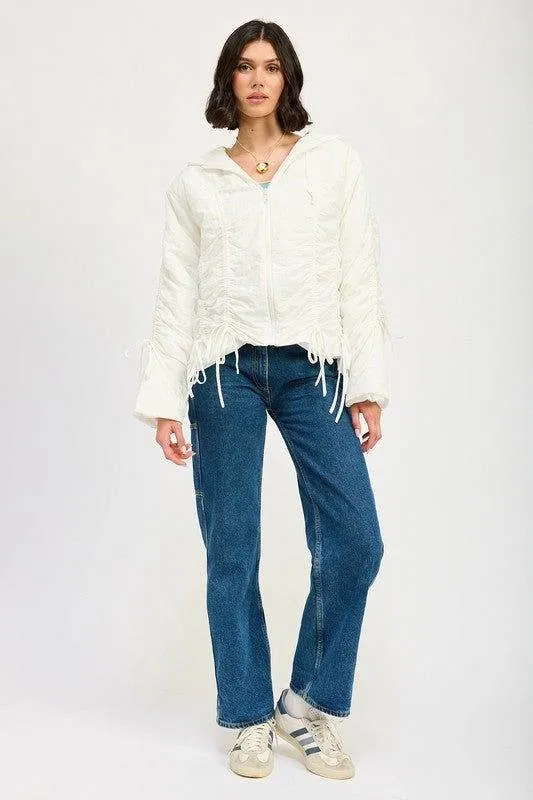 Emory Park Ruched Puff Jacket