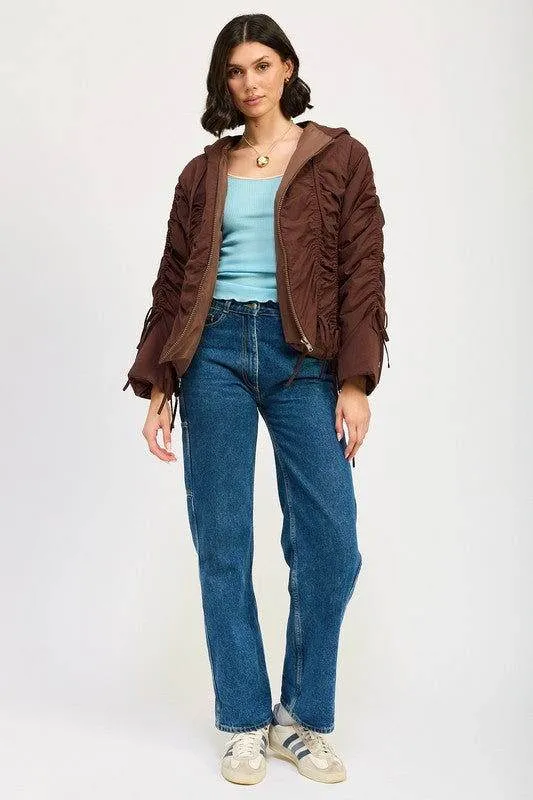 Emory Park Ruched Puff Jacket