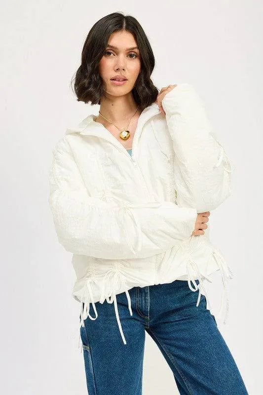 Emory Park Ruched Puff Jacket