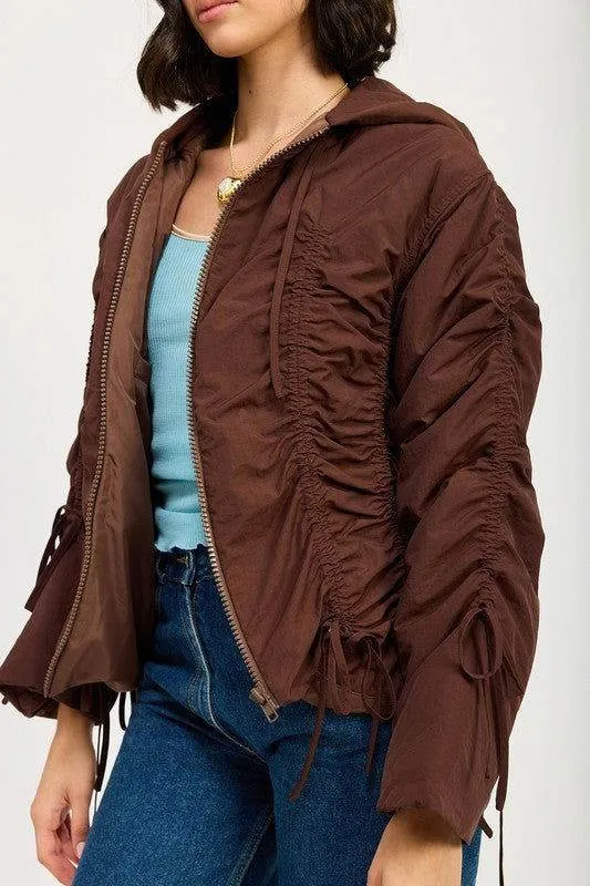 Emory Park Ruched Puff Jacket