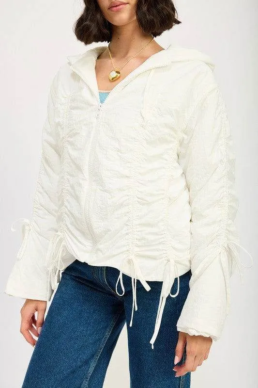 Emory Park Ruched Puff Jacket