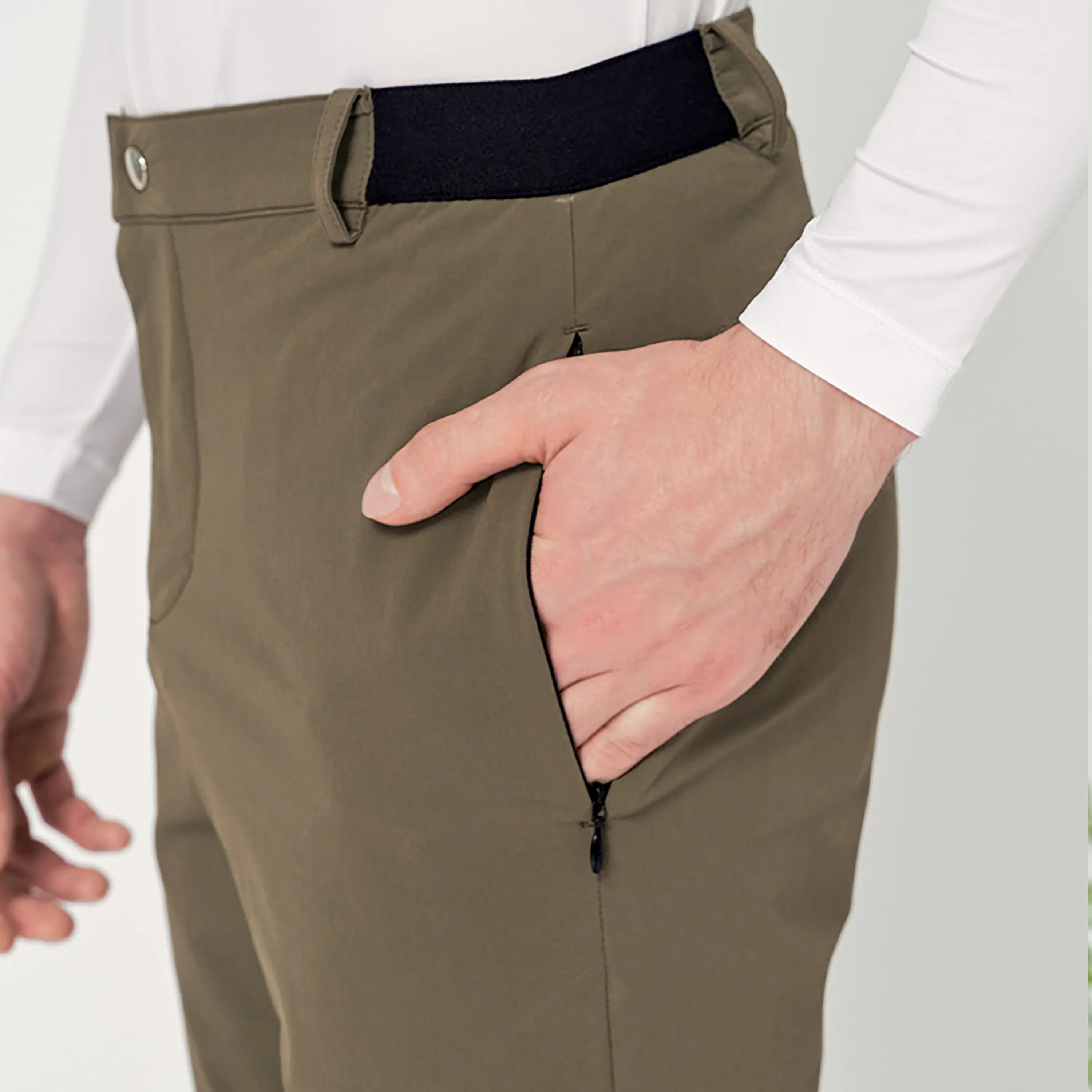 Falcosia Men's Signature Pants-Oliver Green