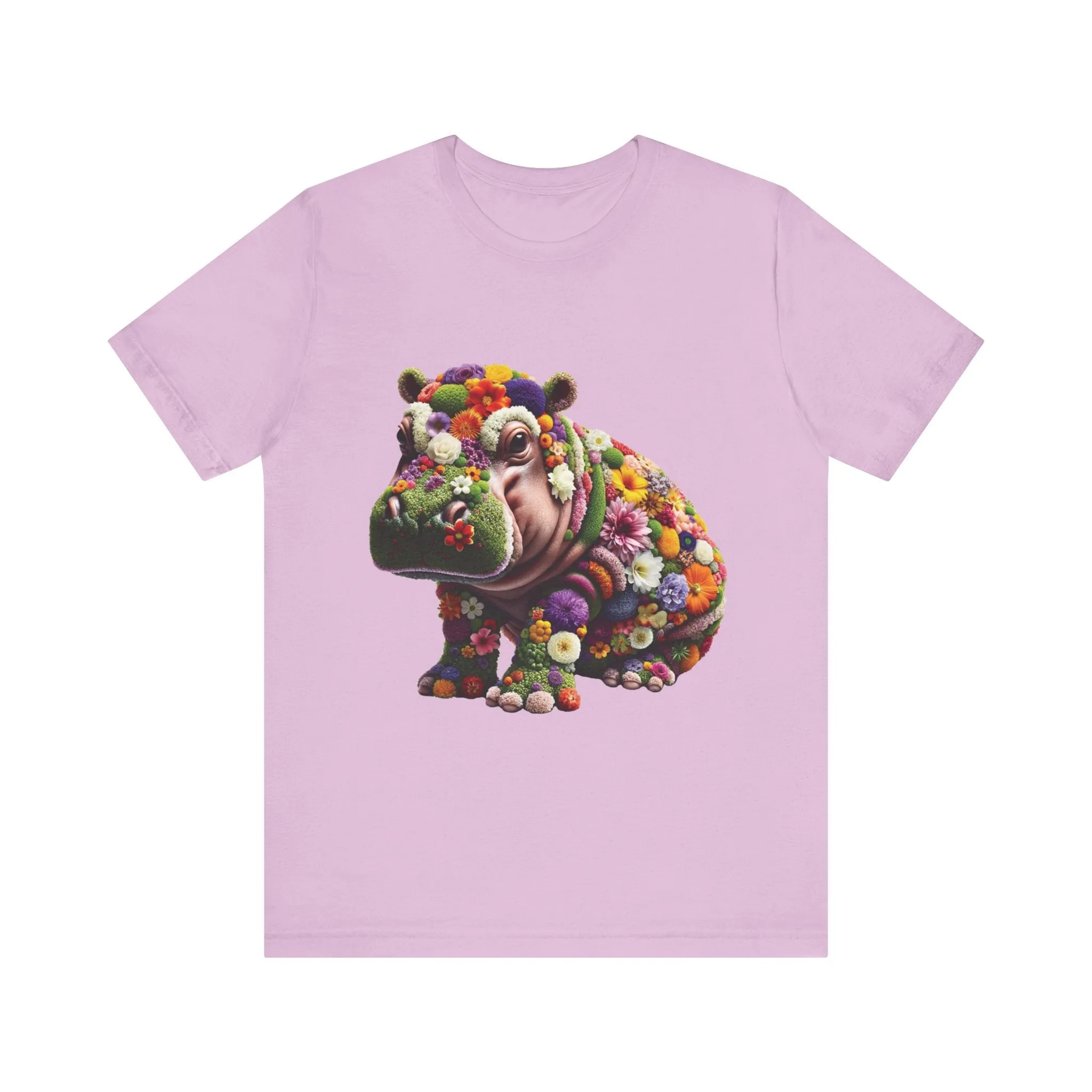 Floral Hippo T-shirt