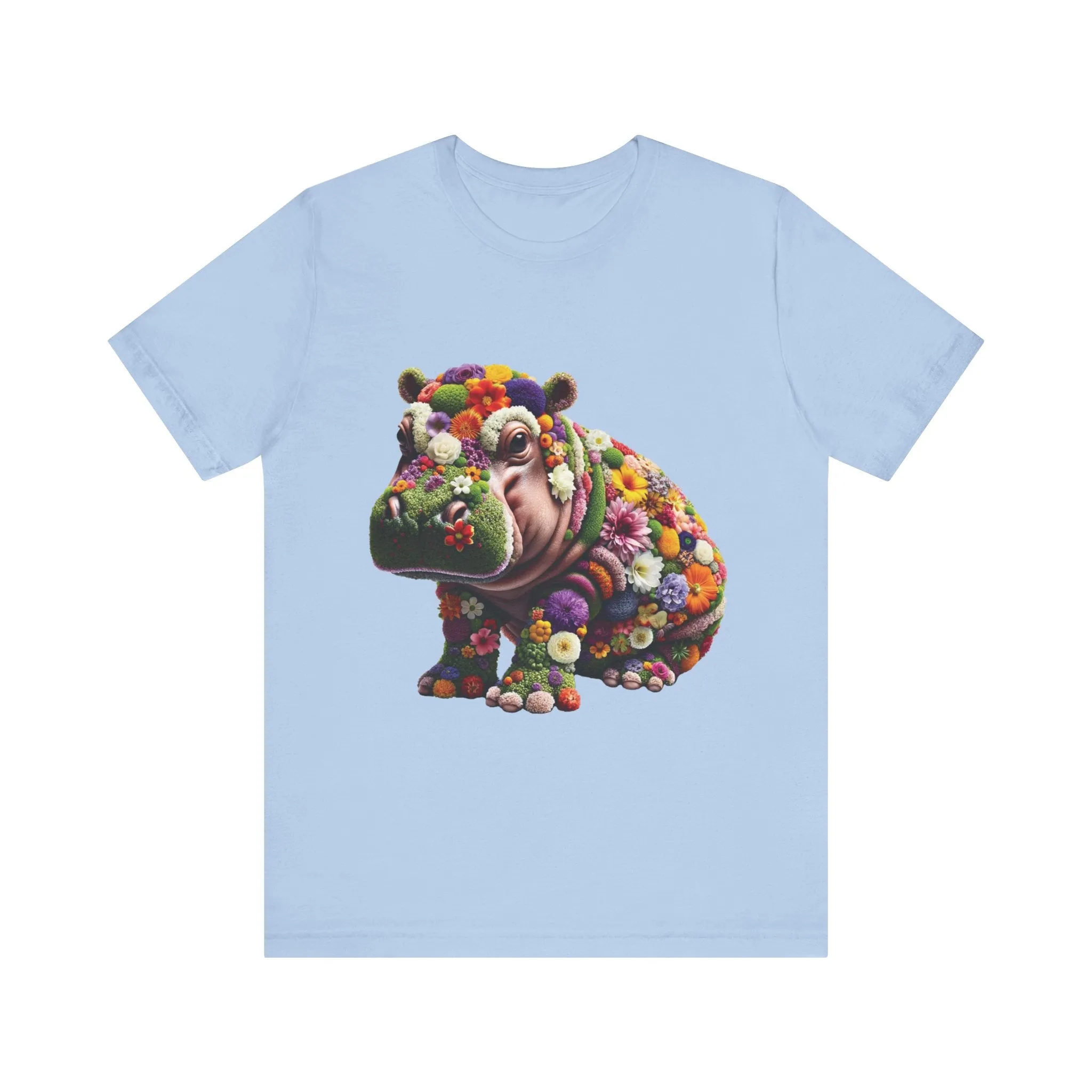 Floral Hippo T-shirt