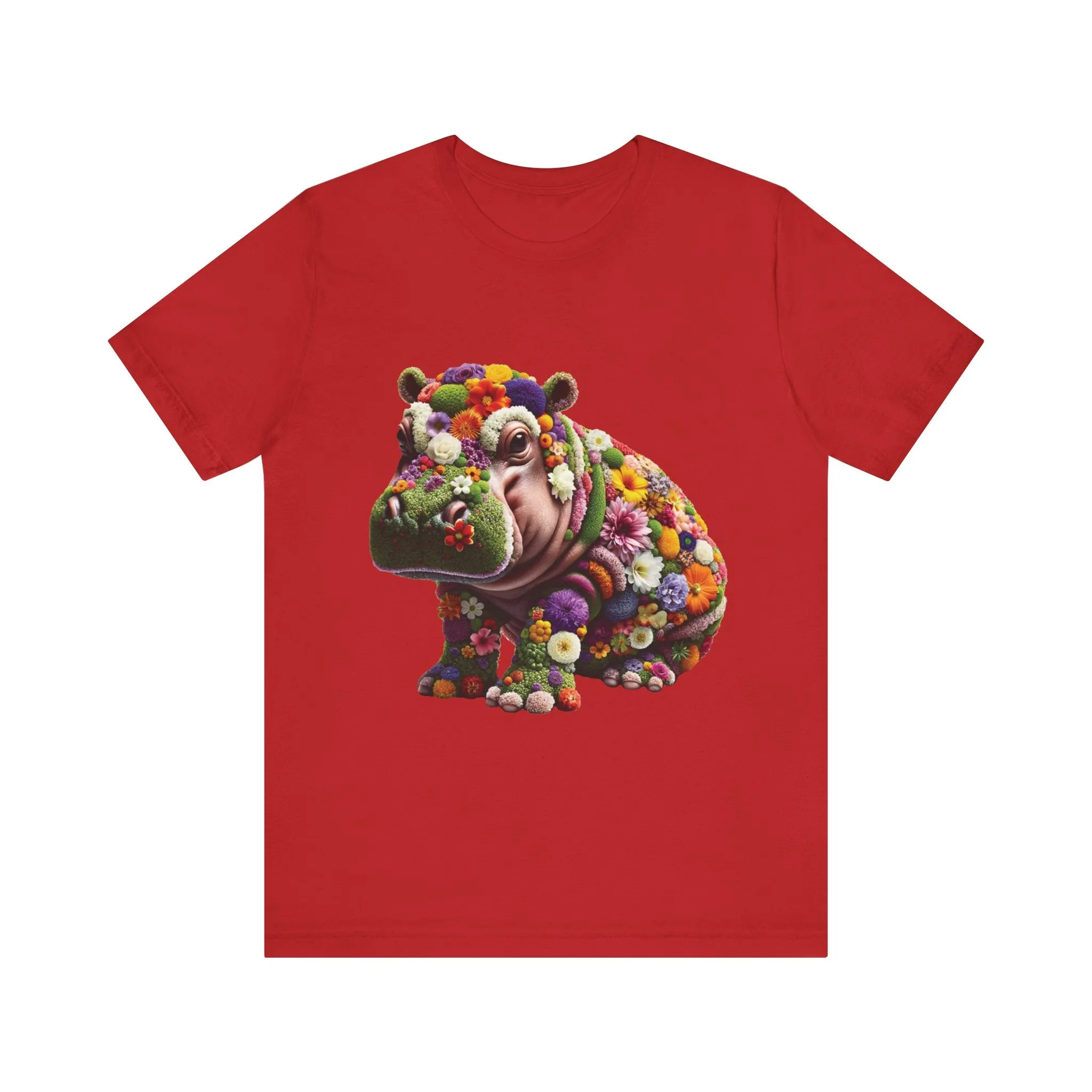 Floral Hippo T-shirt