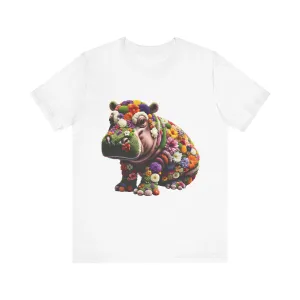 Floral Hippo T-shirt