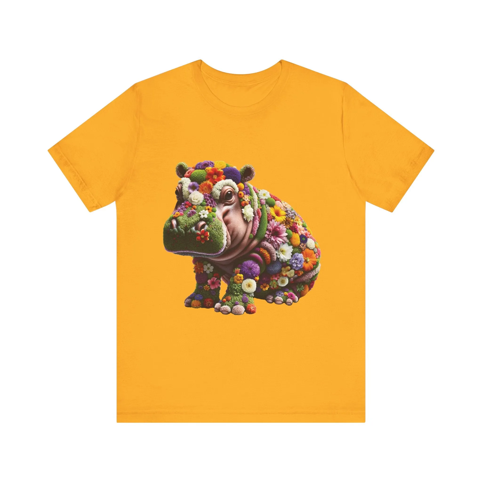 Floral Hippo T-shirt