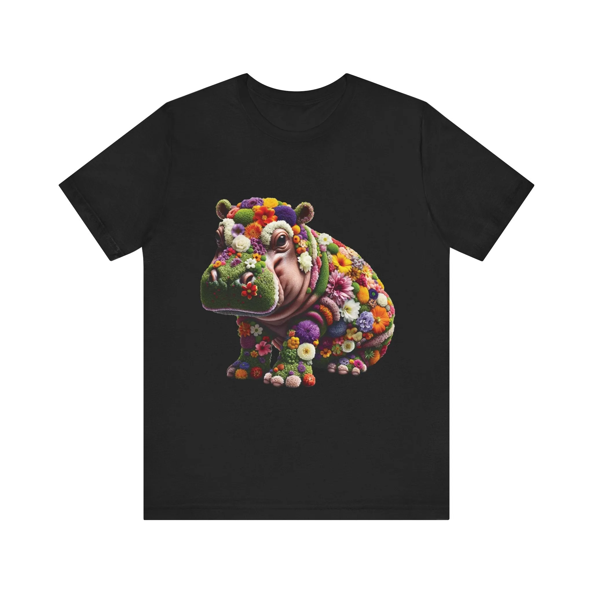 Floral Hippo T-shirt