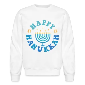 Happy Hanukkah Sweatshirt (Menorah)