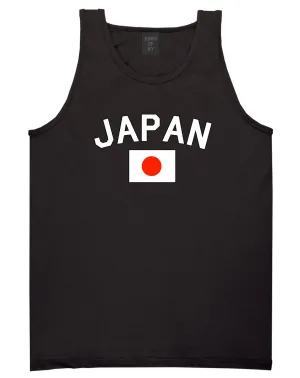Japan With Japanese Flag Mens Tank Top Shirt