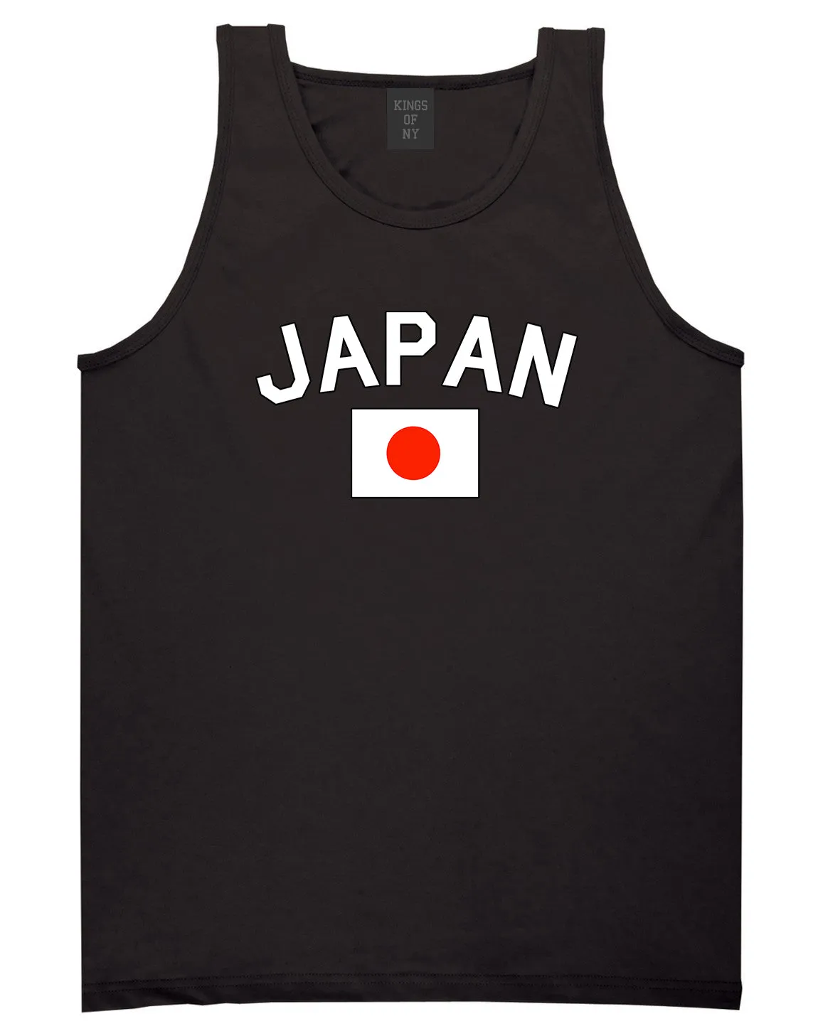 Japan With Japanese Flag Mens Tank Top Shirt