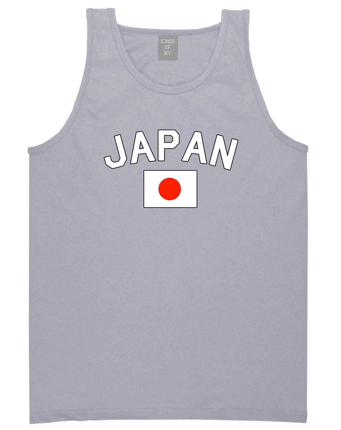 Japan With Japanese Flag Mens Tank Top Shirt