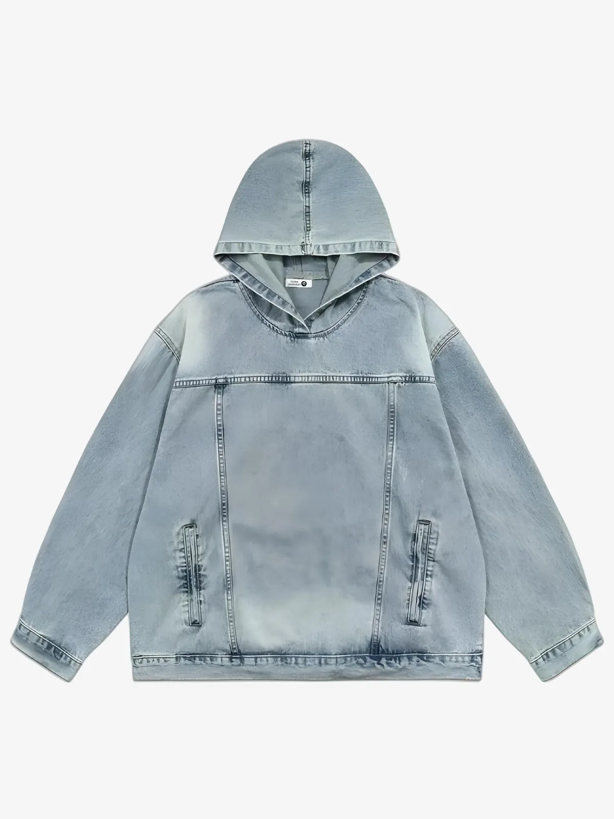 KG Acid Wash Patterned Hoodie
