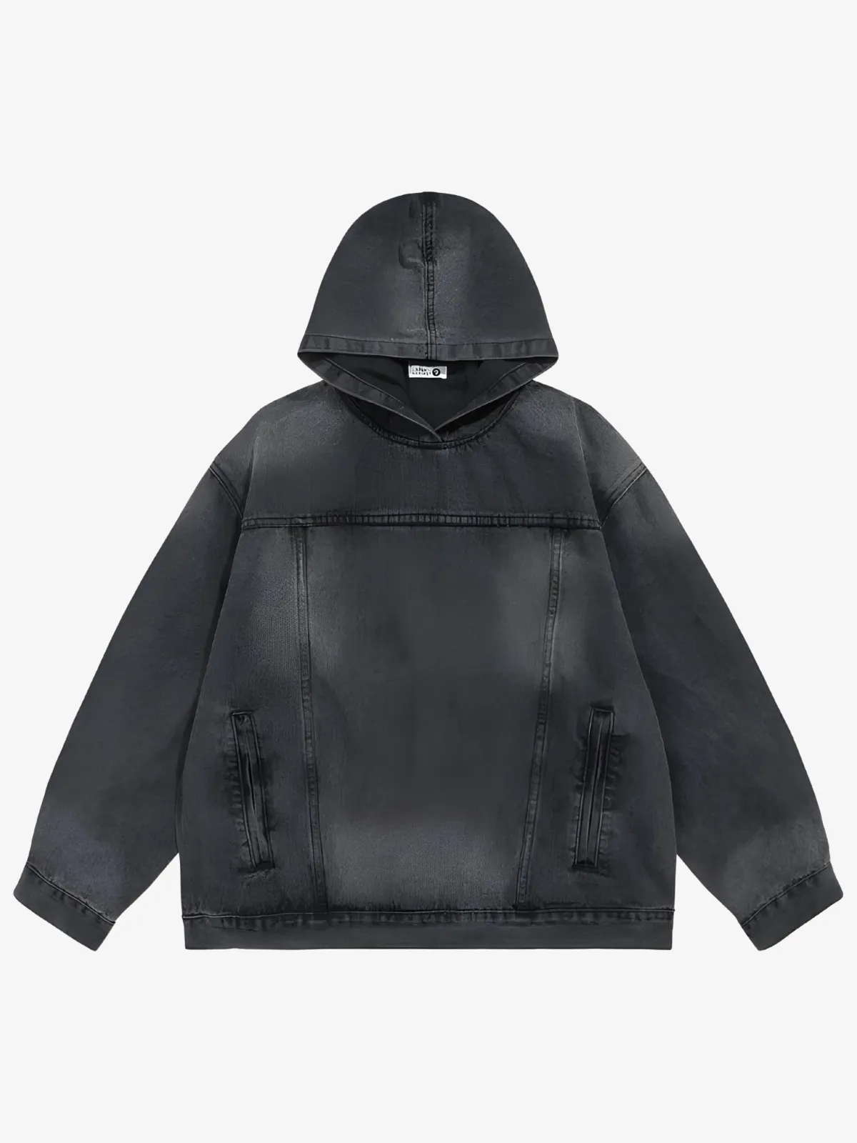KG Acid Wash Patterned Hoodie