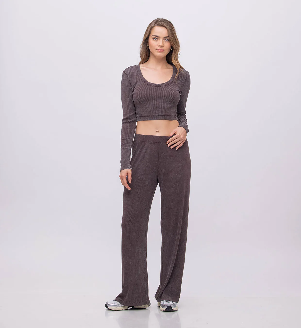 Lena Rib Top Vintage Wach