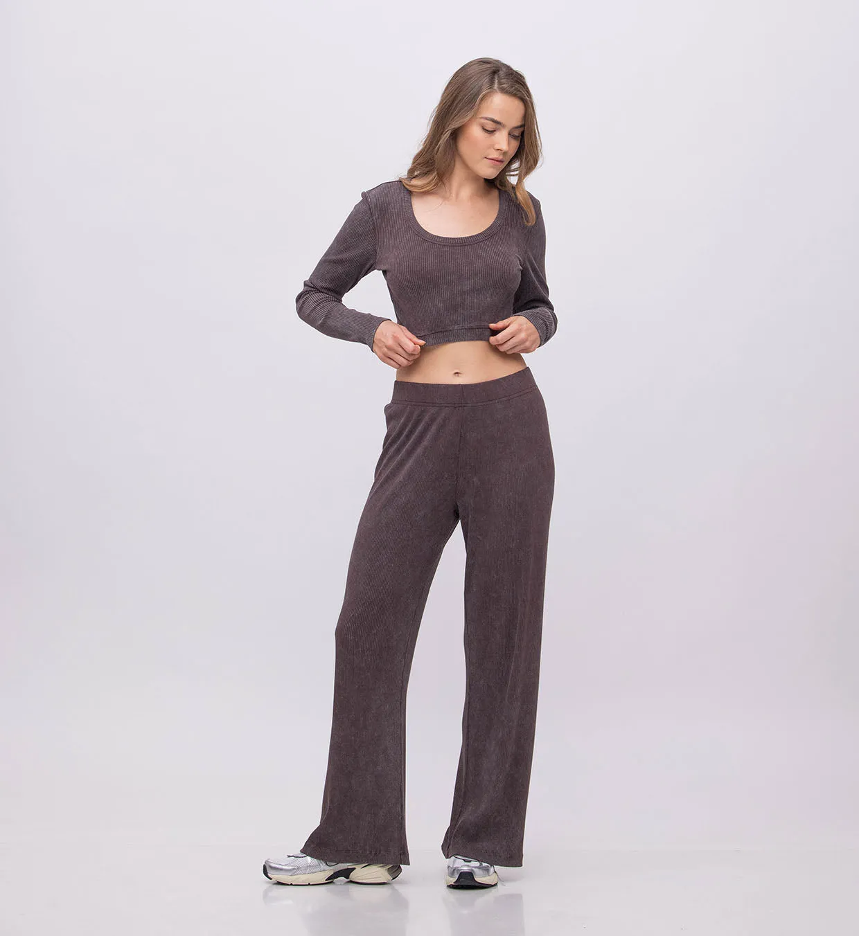 Lena Rib Top Vintage Wach