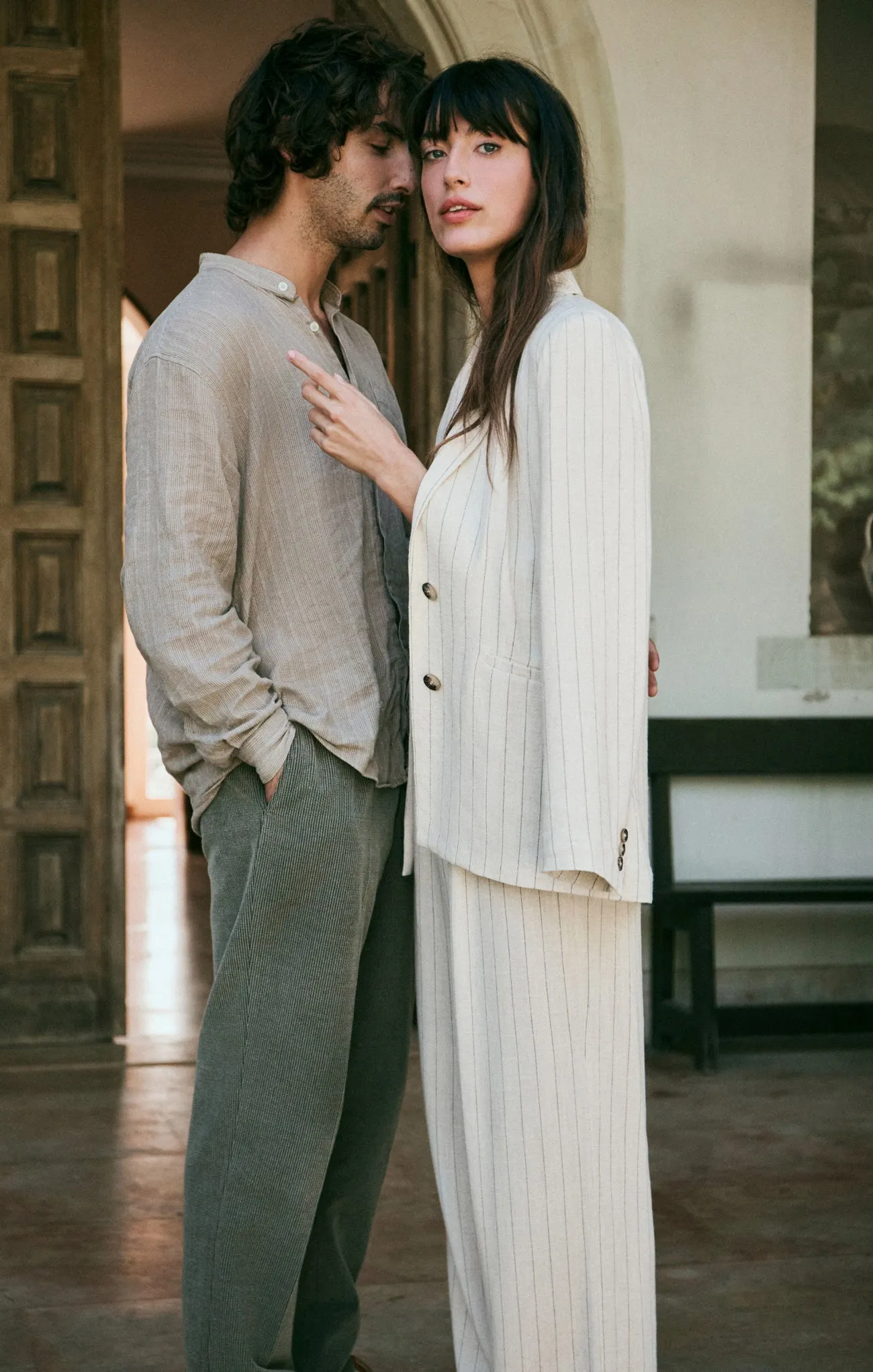 Livingston Pinstripe Blazer