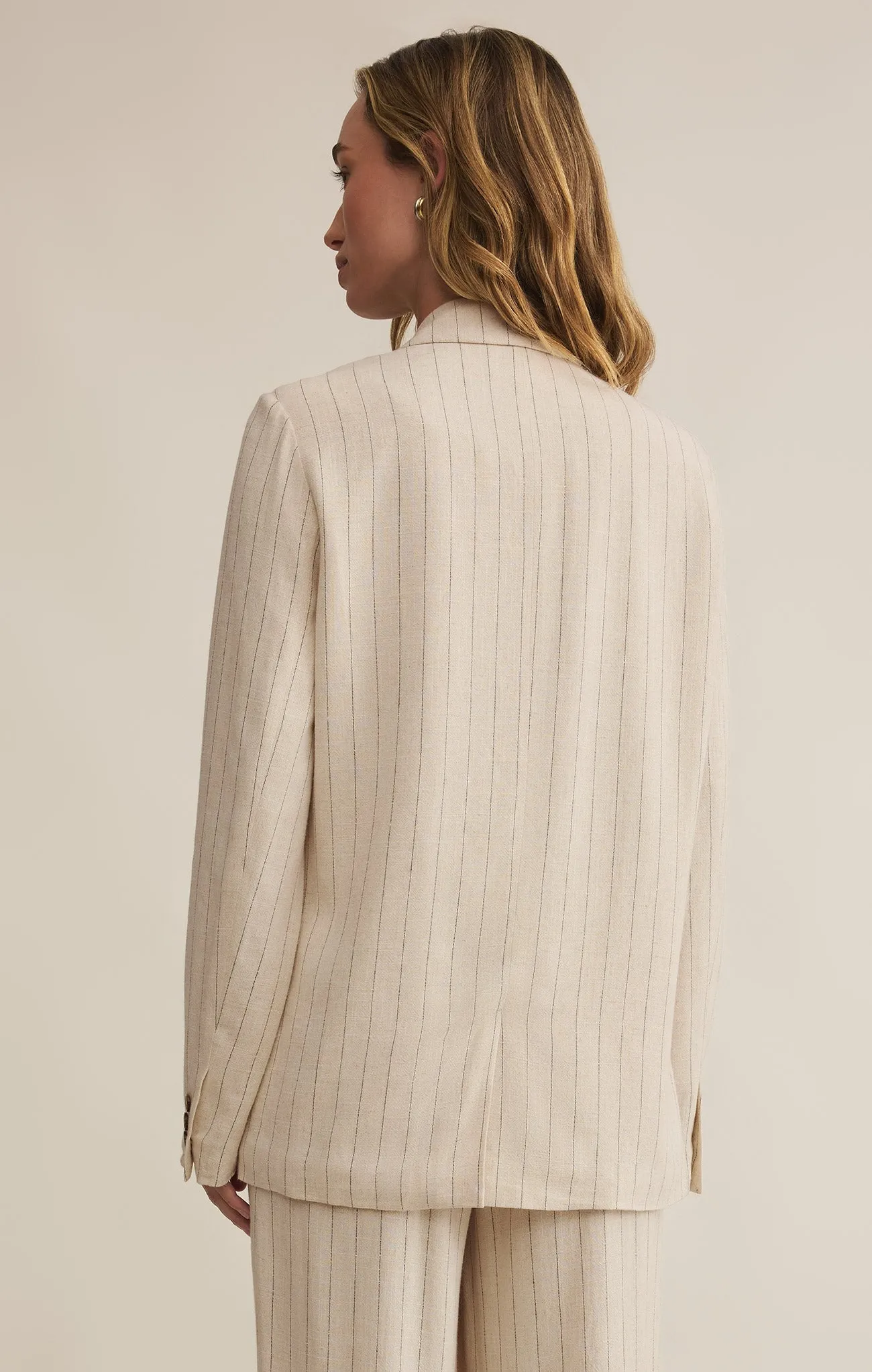 Livingston Pinstripe Blazer