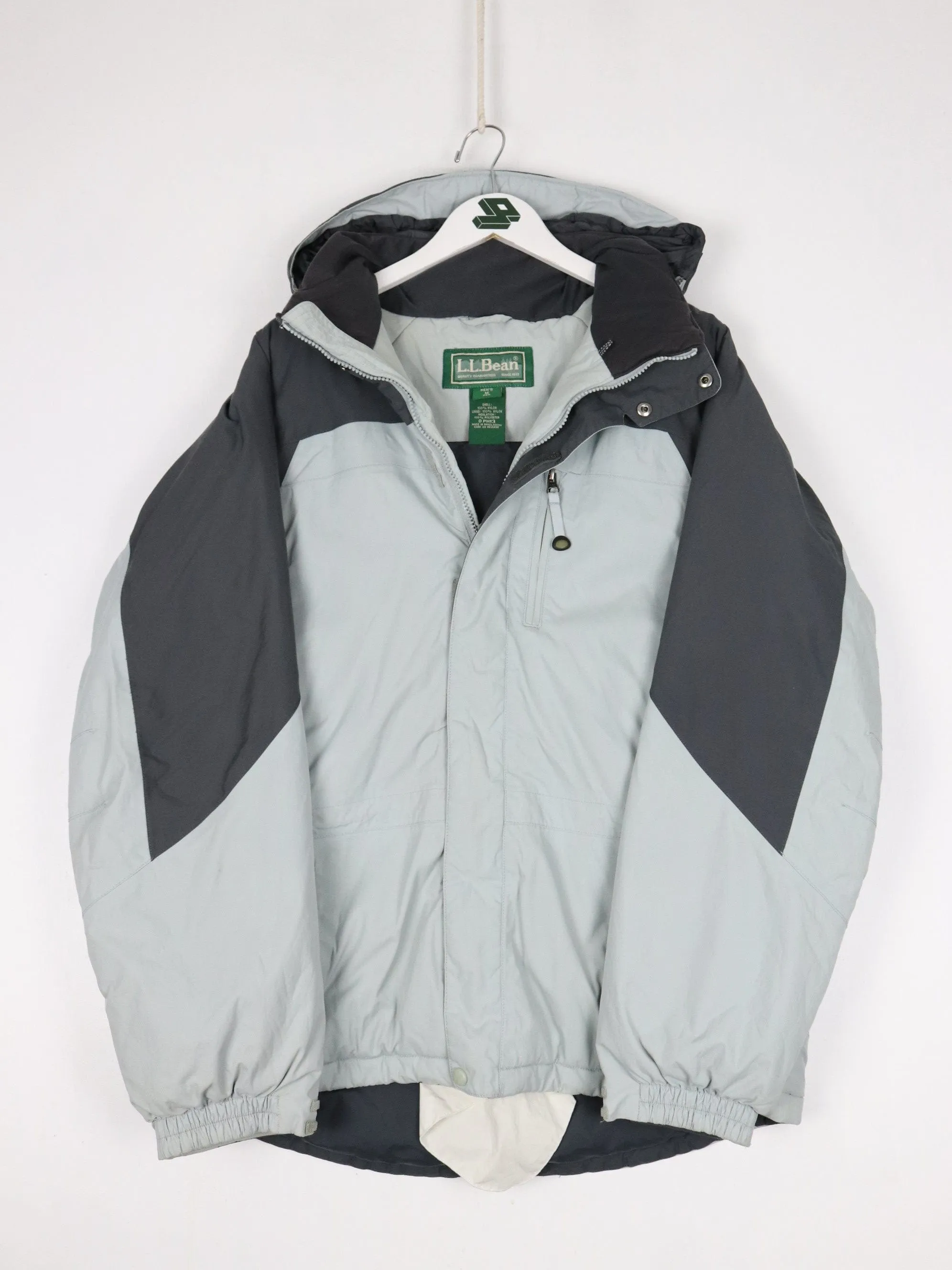 L.L. Bean Jacket Medium Medium Grey Outdoors Coat Ski