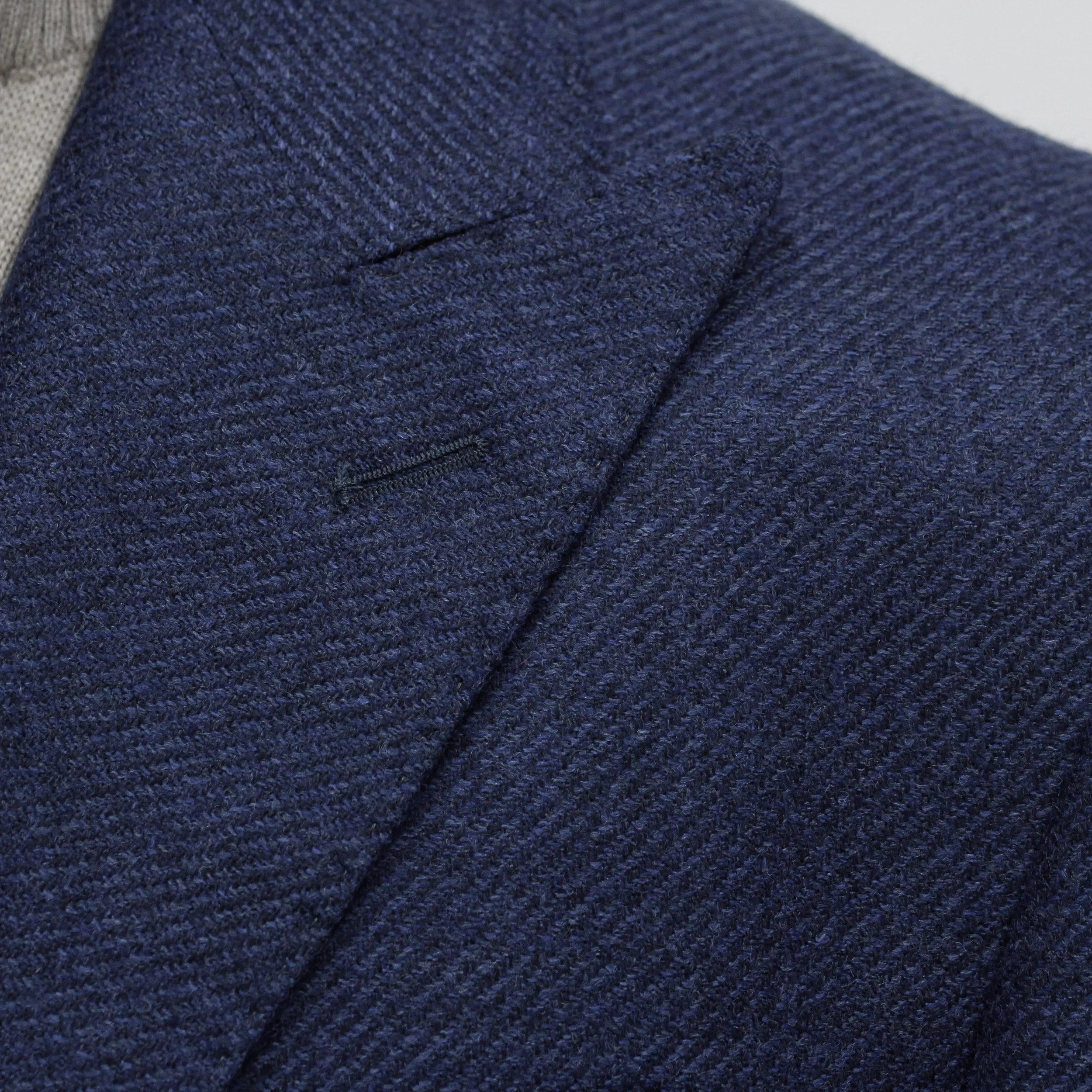 Navy Blue Marco Contemporary Fit Unconstructed Sport Jacket - Jack Victor Loro Piana