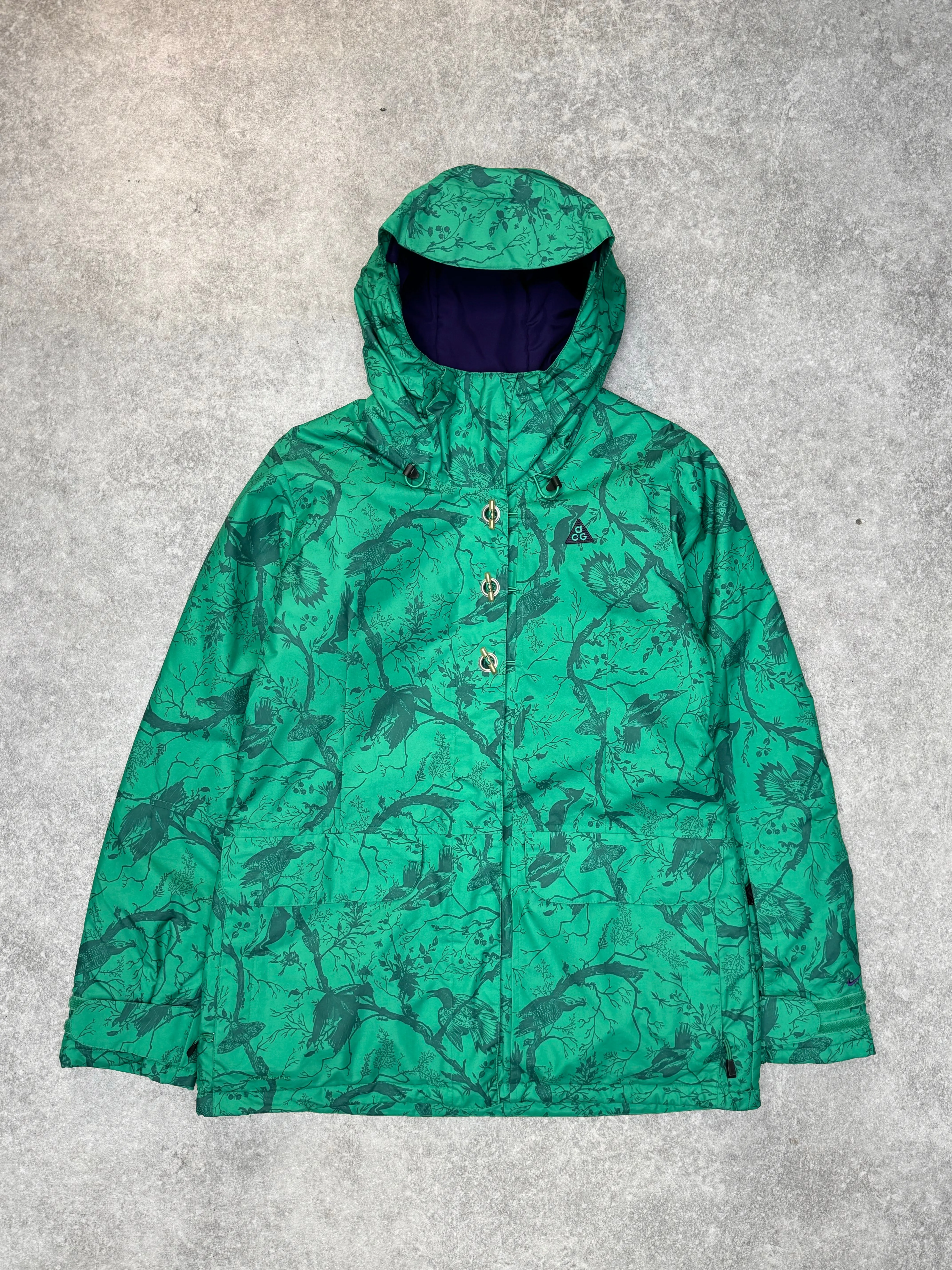 Nike ACG Two Tone Bird Graphic Hooded Ski Jacket