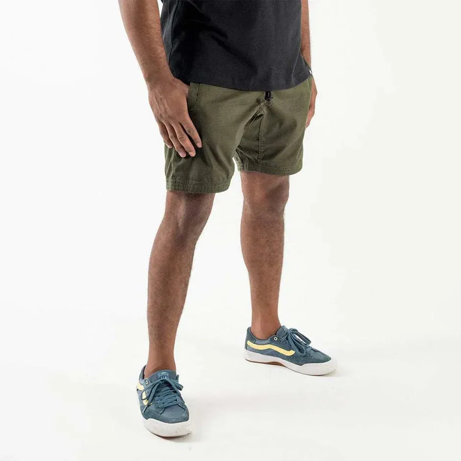Pantaloni Scurti KINGZ Casual Gi - Verde Inchis