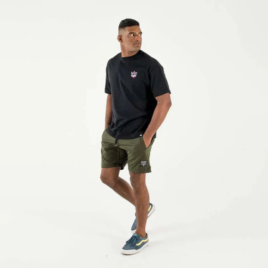Pantaloni Scurti KINGZ Casual Gi - Verde Inchis