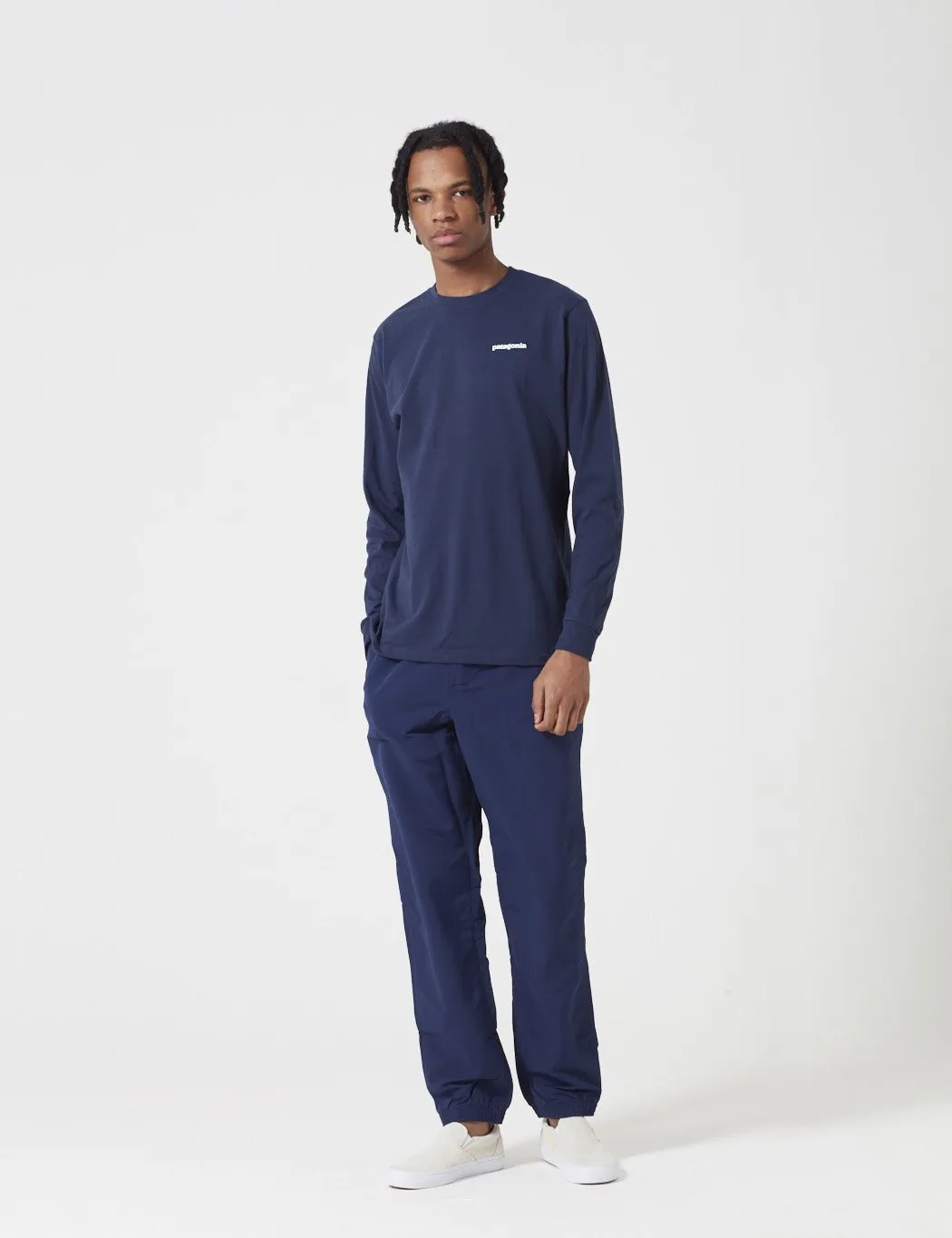 Patagonia P-6 Logo Responsibili-Tee Long Sleeve T-Shirt - Classic Navy