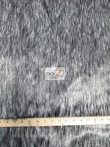 Pink Arctic Alaskan Husky Long Pile Faux Fur Fabric / Sold By The Yard